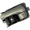 Interior Door Handle Front/Rear Left Smooth Silver - image 3