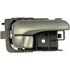 Interior Door Handle Front/Rear Right Smooth Silver - image 1