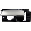 Interior Door Handle Front Left Black/Chrome Hatchback - image 1