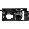 Interior Door Handle Front Right Black/Chrome Hatchback - image 2