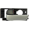Interior Door Handle Front Left Gray/Chrome Hatchback - image 1