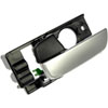 Interior Door Handle Front Left Gray/Chrome Hatchback - image 3