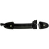 Exterior Door Handle Rear Left/Right Black Chrome - image 2