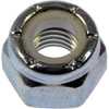 814-040 Hex Lock Nut with Nylon Insert-Grade 2-Grade 2-Thread Size1/4-28, Height 7/16 - image 1