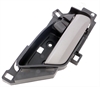 Interior Door Handle Front/Rear Right Dark Gray Lever Black Housing - image 1
