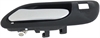 Interior Door Handle Front Left Chrome Lever/Black Housing - image 1