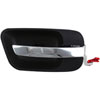 Interior Door Handle - Front Right Rear Right - Chrome Lever+Black Housing - image 1
