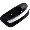 Interior Door Handle - Front Right Rear Right - Chrome Lever+Black Housing - image 3