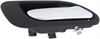 Interior Door Handle Rear Right Chrome Lever/Black Housing - image 1