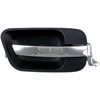 Interior Door Handle - Front Right Rear Right - Chrome Lever+Green Housing - image 1
