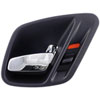 Interior Door Handle - Front Right Rear Right - Chrome Lever+Black Housing - image 1