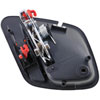 Interior Door Handle - Front Right Rear Right - Chrome Lever+Black Housing - image 2