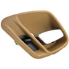 Interior Door Handle - Front or Rear Left Chrome Lever and Brown Camel Housing - image 3