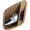 Interior Door Handle - Front Right Rear Right - Chrome Lever+Gray Housing - image 3