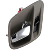 Interior Door Handle - Front Right Rear Right - Chrome Lever Taupe Housing - image 3