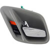 Interior Door Handle - Front Left Rear Left - Chrome Lever+Gray Housing - image 1
