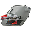 Interior Door Handle - Front Right Rear Right - Chrome Lever+Gray Housing - image 2