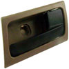 Interior Door Handle - Front Right - Black Lever+Brown Housing Parchment/Black - image 1