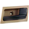 Interior Door Handle - Front Right - Black Lever+Brown Housing Parchment/Black - image 2