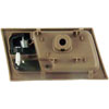 Interior Door Handle - Front Right - Black Lever+Brown Housing Parchment/Black - image 3