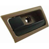 Interior Door Handle - Front Left - Black Lever+Brown Housing Parchment/Black - image 3