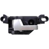 Interior Door Handle - Front Left - Silver Lever Painted - image 1