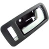 Interior Door Handle - Front Right - Chrome Lever +Black Housing W/Alum Trim - image 3
