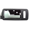 Interior Door Handle - Front Left - Chrome Lever +Black Housing With Alum Trim - image 1