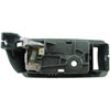 Interior Door Handle - Front Left - Chrome Lever +Black Housing With Alum Trim - image 2
