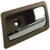 Interior Door Handle - Front Right - Chrome Lever+Brown Housing Parchment - image 3