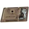 Interior Door Handle - Front Left - Chrome Lever+Brown Housing Parchment - image 2