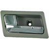 Interior Door Handle - Front Left - Chrome Lever+Gray Housing Flint - image 1