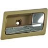 Interior Door Handle - Front Right - Chrome Lever+Beige Housing Camel - image 1