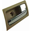 Interior Door Handle - Front Right - Chrome Lever+Beige Housing Camel - image 3