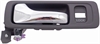 Interior Door Handle Front Left Chrome Lever/Gray Housing - image 1