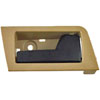 Interior Door Handle - Rear Right - Black+Camel Beige - image 2