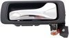 Interior Door Handle Rear Right Chrome Lever/Black Housing - image 1