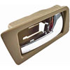 Interior Door Handle - Rear Right - Camel Beige +Chrome - image 1