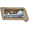 Interior Door Handle - Rear Right - Camel Beige +Chrome - image 2