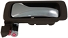 Interior Door Handle Rear Left Chrome Lever/Beige Housing - image 1