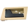 Interior Door Handle - Rear Left - Black+Camel Beige - image 1