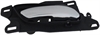 Interior Door Handle Front Right Chrome Lever/Black Housing - image 1
