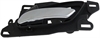 Interior Door Handle Front Left Chrome Lever/Black Housing - image 1