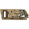 Interior Door Handle - Front Left - Camel Beige +Chrome - image 2