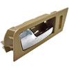 Interior Door Handle - Front Left - Camel Beige +Chrome - image 3