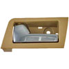 Interior Door Handle - Rear Left - Camel Beige +Chrome - image 1