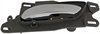 Interior Door Handle Front Left Chrome Lever/Gray Housing - image 1