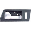 Interior Door Handle - Front Left - Black+Chrome - image 2