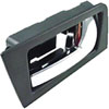 Interior Door Handle - Rear Right - Black+Chrome - image 1