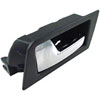 Interior Door Handle - Rear Left - Black+Chrome - image 1